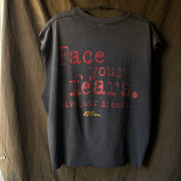 SOLD — 1990s No Fear Sunfaded Sleeveless